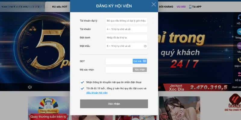 Người dùng nên đăng ký tài khoản ngay sau khi hoàn tất việc tải app